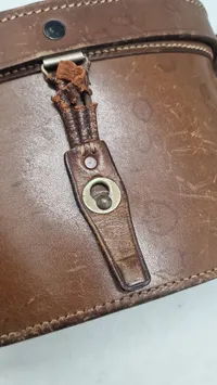 Original svensk militær kikkert taske fra tiden omkring ww2