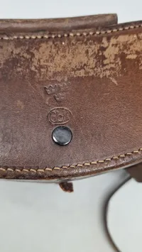 Original svensk militær kikkert taske fra tiden omkring ww2