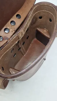 Original svensk militær kikkert taske fra tiden omkring ww2