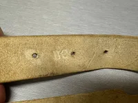 Original Godt stemplet GHR bælte 1894 dateret