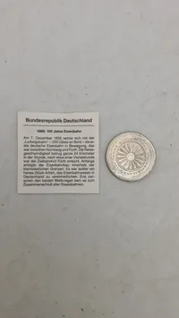 Bundesrepublik Deutschland
1985 (150) Jahre Eisenbahn Token/mindesmønt