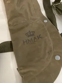Original pilot redningsvest fra flyvevåbenet