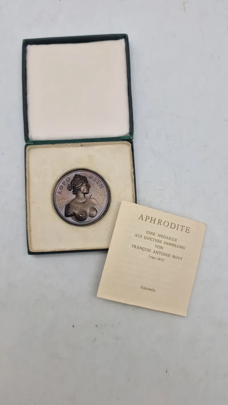 François Antoine Bovy Afrodite medalje med æske