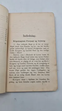 Lærebog for menige ved fodfolksregimenterne, 1899