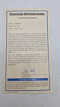 Tysk Uboot abzeichen, GODÉ, efterkrigs