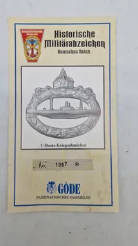 Tysk Uboot abzeichen, GODÉ, efterkrigs