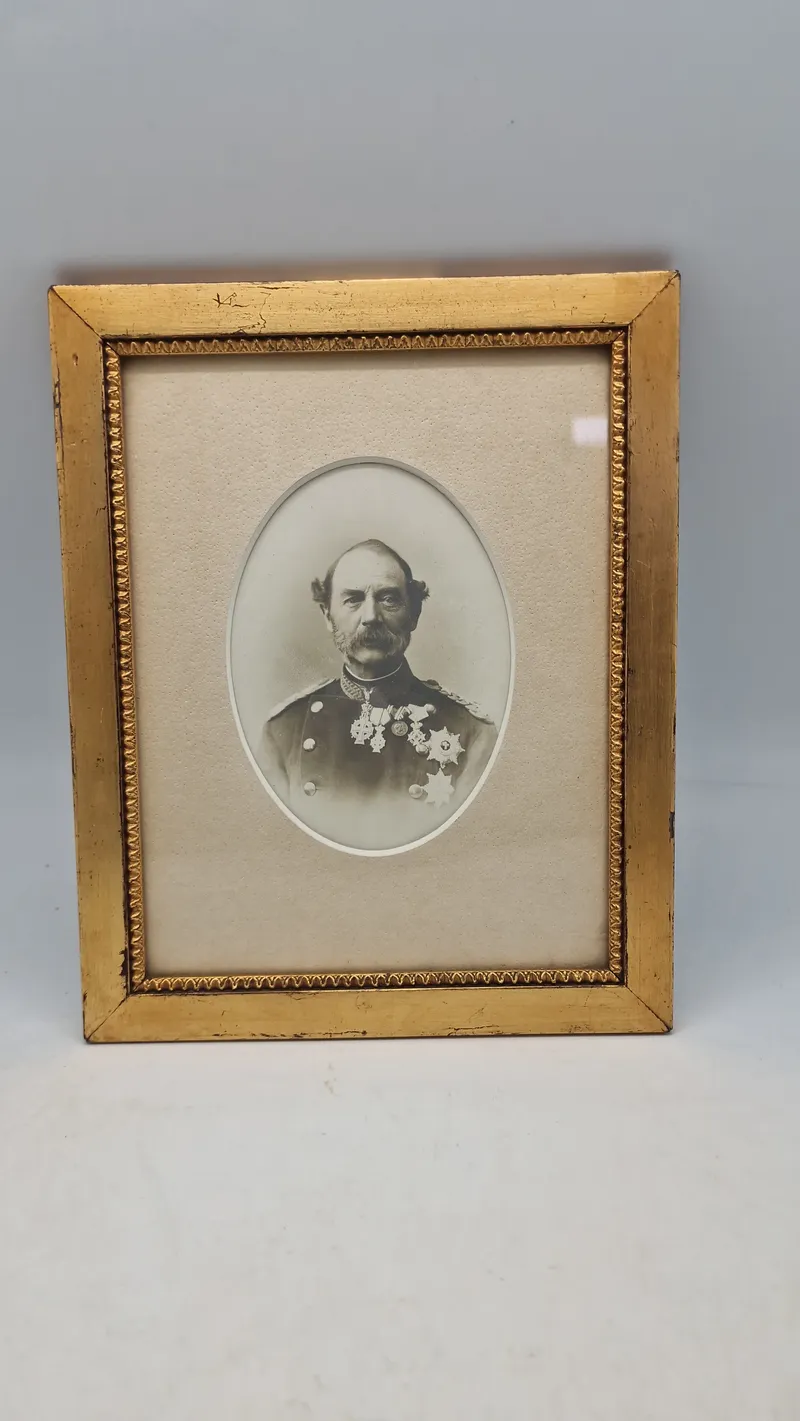portræt af Christian 9., som var konge af Danmark fra 1863 til 1906