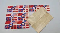 Samling originale mærkater fra maj dagene 1945