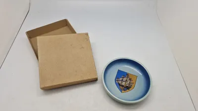 Original Søholm plakette med motiv fra Bornholms værn