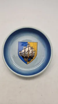 Original Søholm plakette med motiv fra Bornholms værn