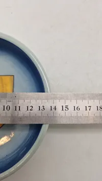Original Søholm plakette med motiv fra Bornholms værn