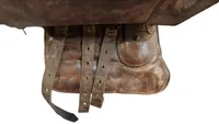 Original tysk ww2 saddel fra 1942. Rigtig godt stemplet