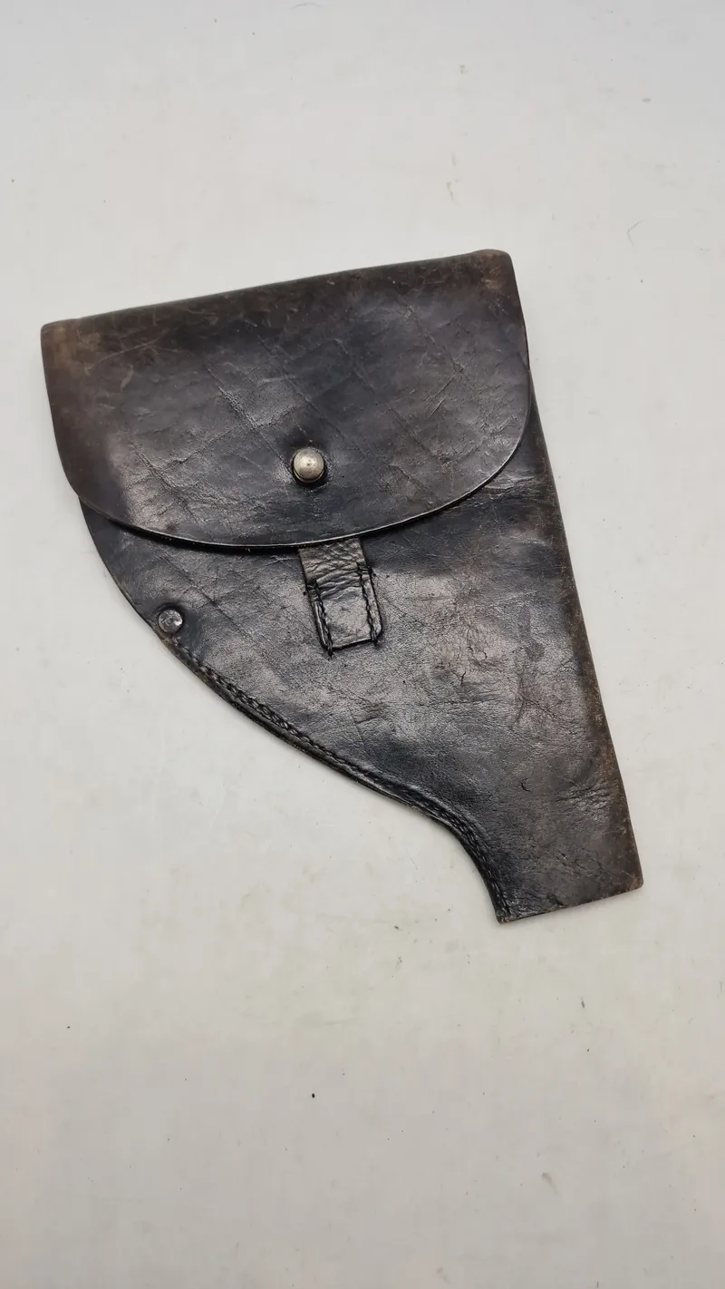Originalt revolverhylster fra tiden omkring ww2