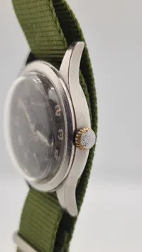 Originalt tysk ww2 Dienst Uhr med mekanisk optræk