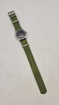 Originalt tysk ww2 Dienst Uhr med mekanisk optræk