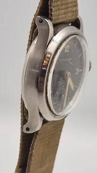 Originalt Tidligt tysk pilot Uhr fra 1930 med mekanisk optræk
