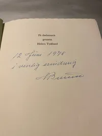 Dødsmarch gennem Hitlers Tyskland - signeret af forfatter