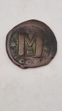 Original romersk mønt (Data findes på sidste foto)