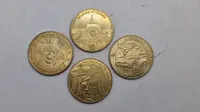 Jubilæums mønter fra Monnaie de Paris, som er det franske nationale møntværk