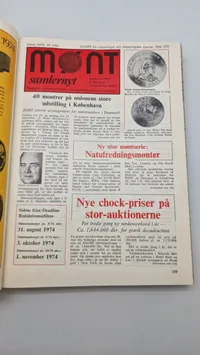 Møntsamlenyt - Indbundet - Komplet årgang 1974/75