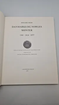 Standardværk om danske/norske mønter - Holger Hede danmarks og norges mønter