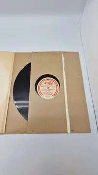 Grammofon lak-plade, fin stand