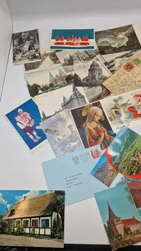 Lot med postkort - nyere og ældre, DK og udlandet