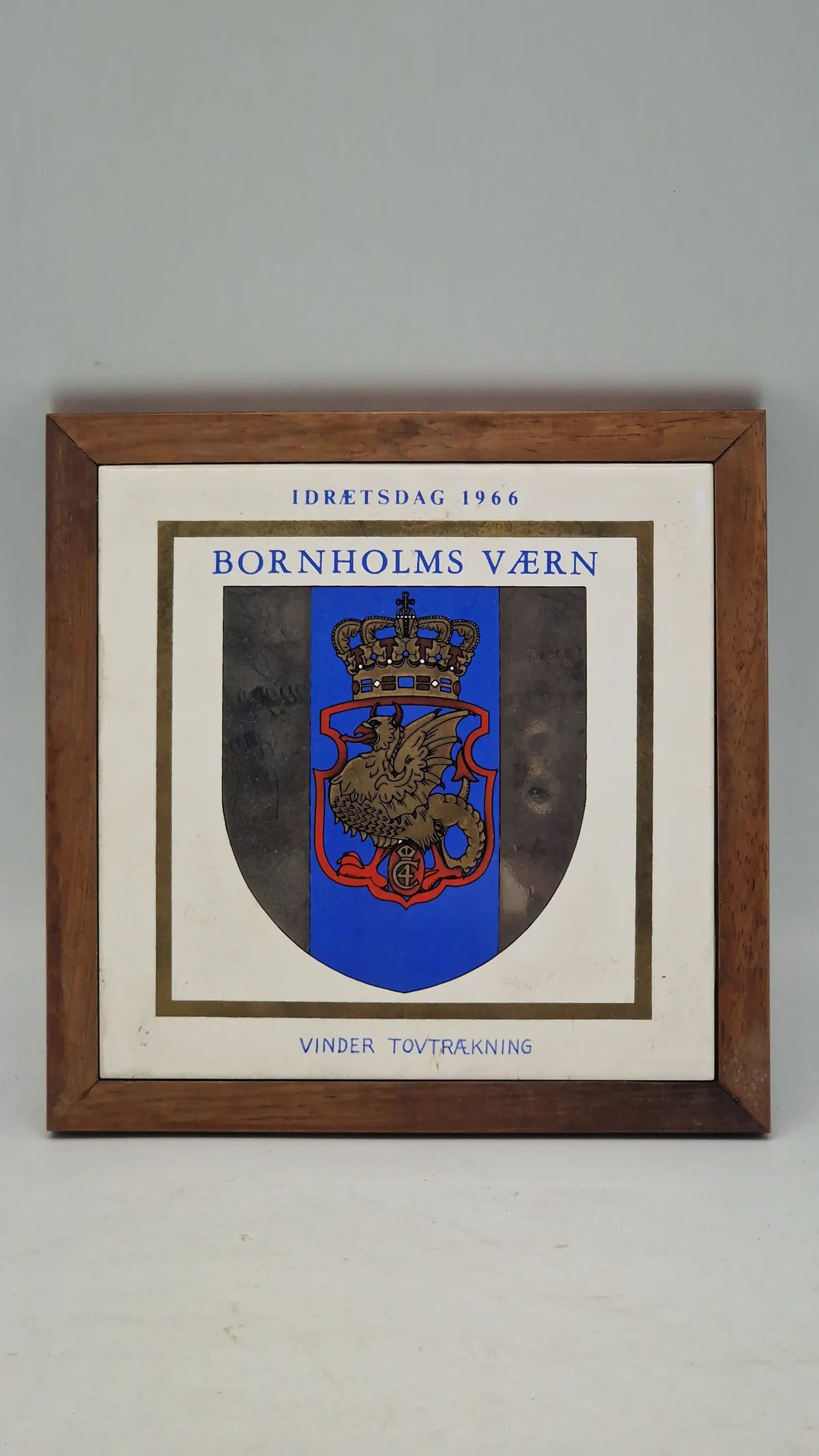 Tovtræknings præmie fra Bornholms værn