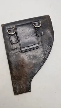 Originalt revolverhylster fra tiden omkring ww2