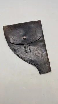 Originalt revolverhylster fra tiden omkring ww2