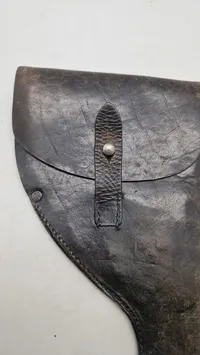 Originalt revolverhylster fra tiden omkring ww2