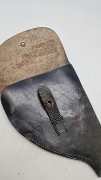 Originalt revolverhylster fra tiden omkring ww2