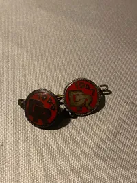 DR pins fra ww2 af sterlingsølv