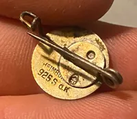 DR pins fra ww2 af sterlingsølv