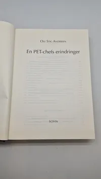 En PET chefs erindringer