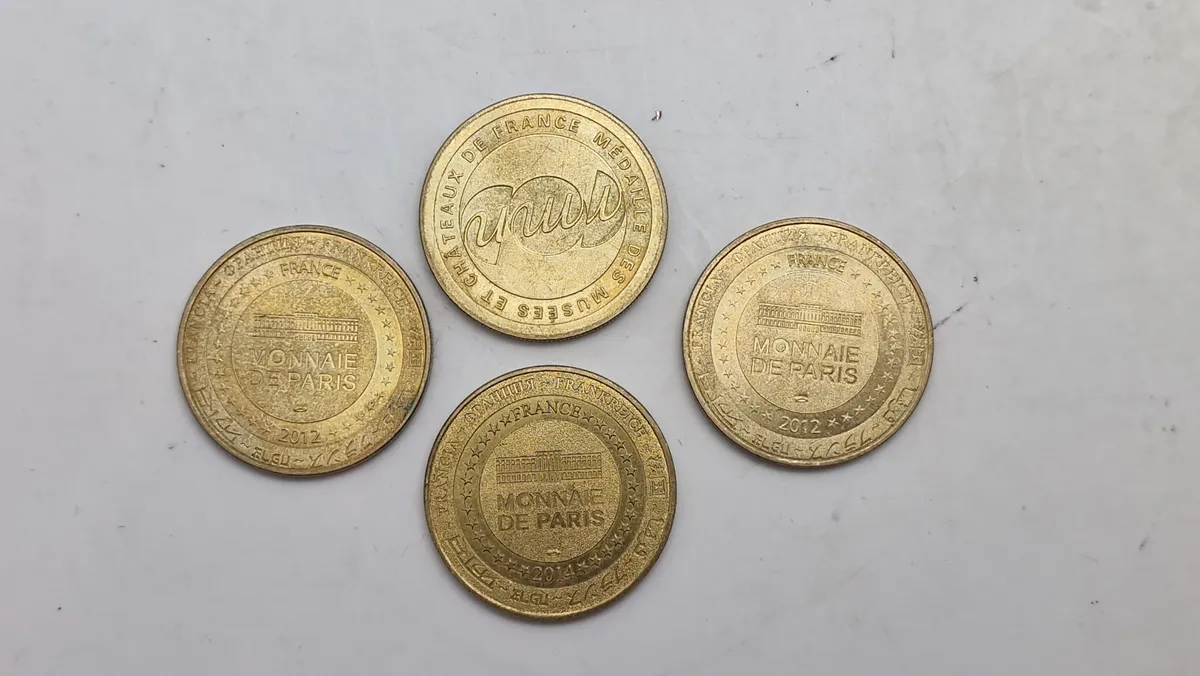 Jubilæums mønter fra Monnaie de Paris, som er det franske nationale møntværk