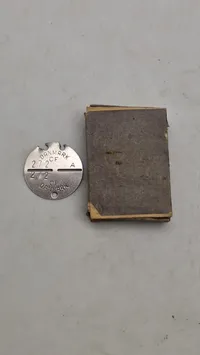 Original dansk id brik fra civilforsvaret