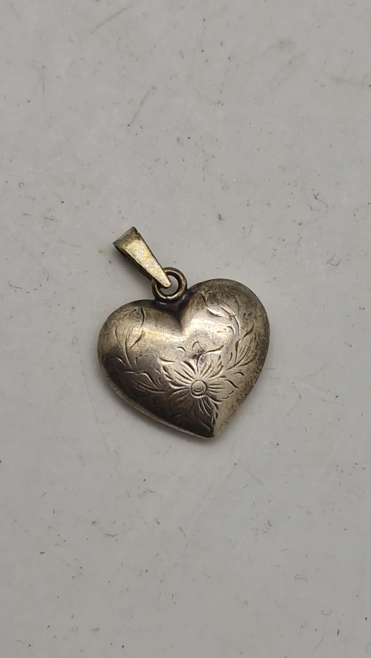 Hjerte vedhæng sterlingsølv (925)