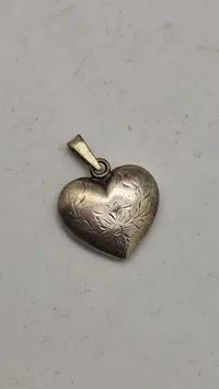 Hjerte vedhæng sterlingsølv (925)