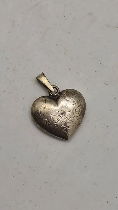 Hjerte vedhæng sterlingsølv (925)