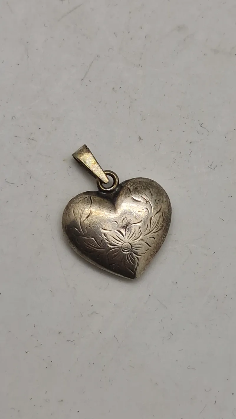 Hjerte vedhæng sterlingsølv (925)