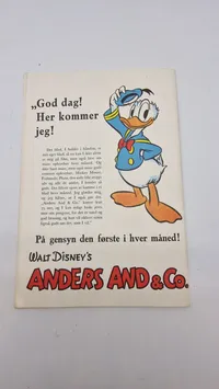 Genoptryk af verdens første Anders And blad