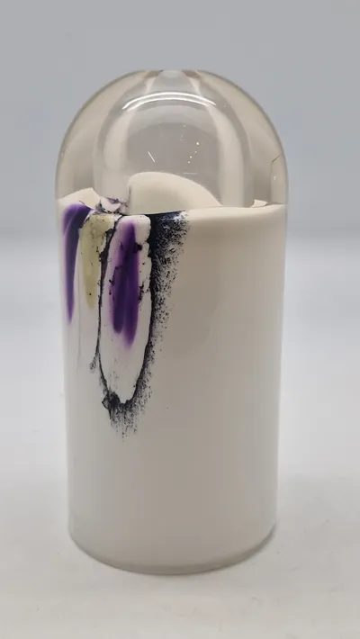 Glass Vase by Hans Jürgen Richartz for Richartz Art Collection, 1980s