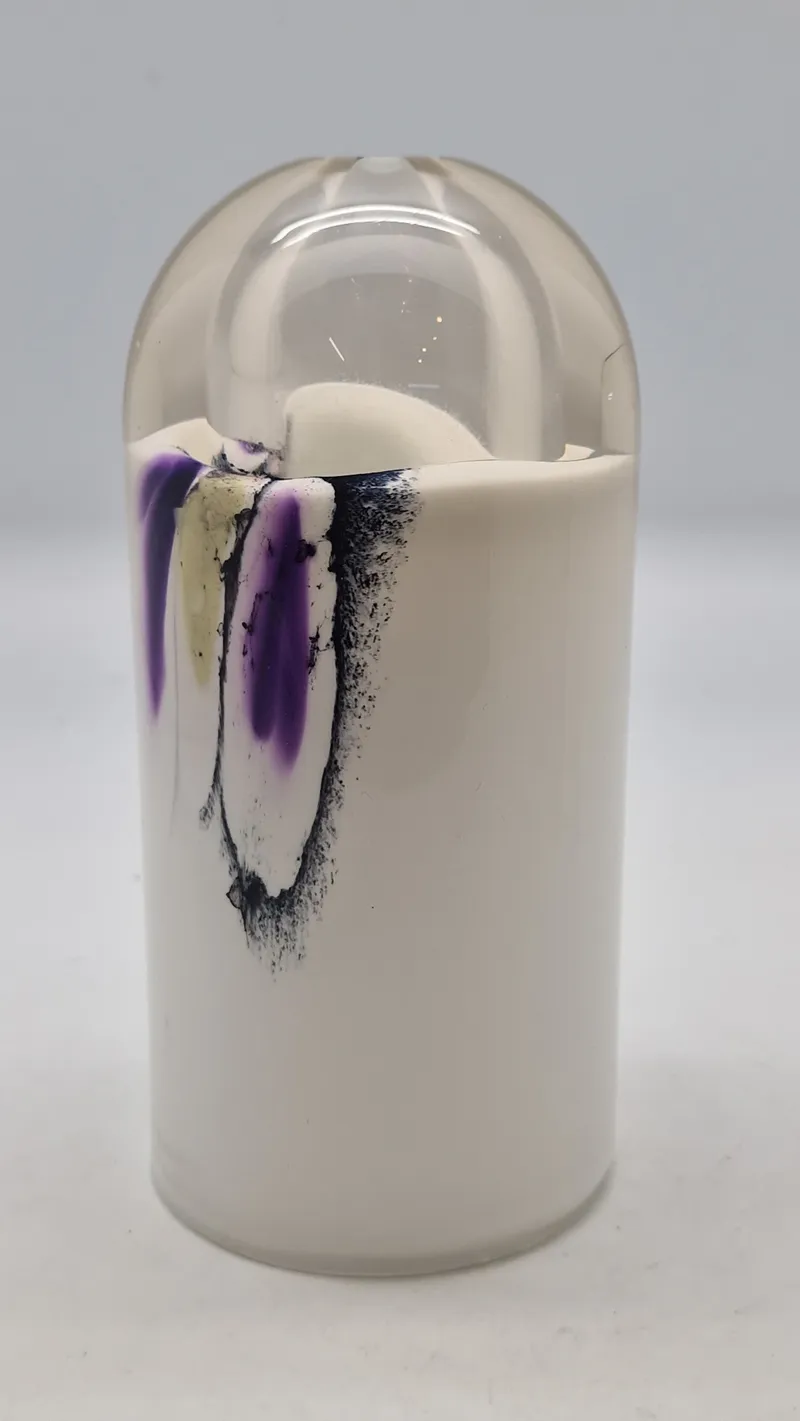 Glass Vase by Hans Jürgen Richartz for Richartz Art Collection, 1980s