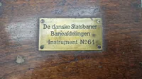 Måleinstrument (vaterpas) fra DSB
