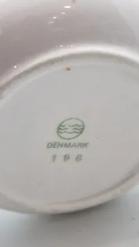 Sjældent sæt sukker og fløde stel fra Statens Sindsygehospitaler. Royal Copenhagen