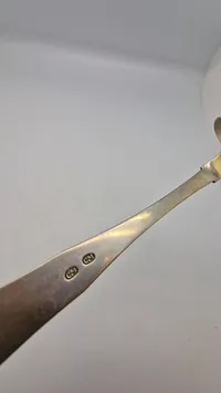 Original 1800 tals ske af provins sølv