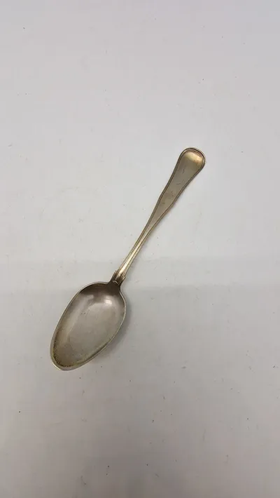 Original 1800 tals ske af provins sølv