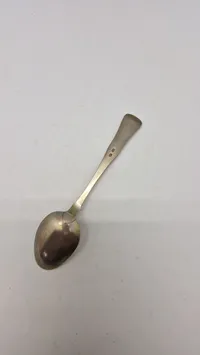 Original 1800 tals ske af provins sølv