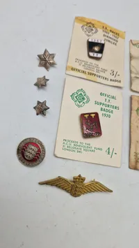 Samling pins og mærker